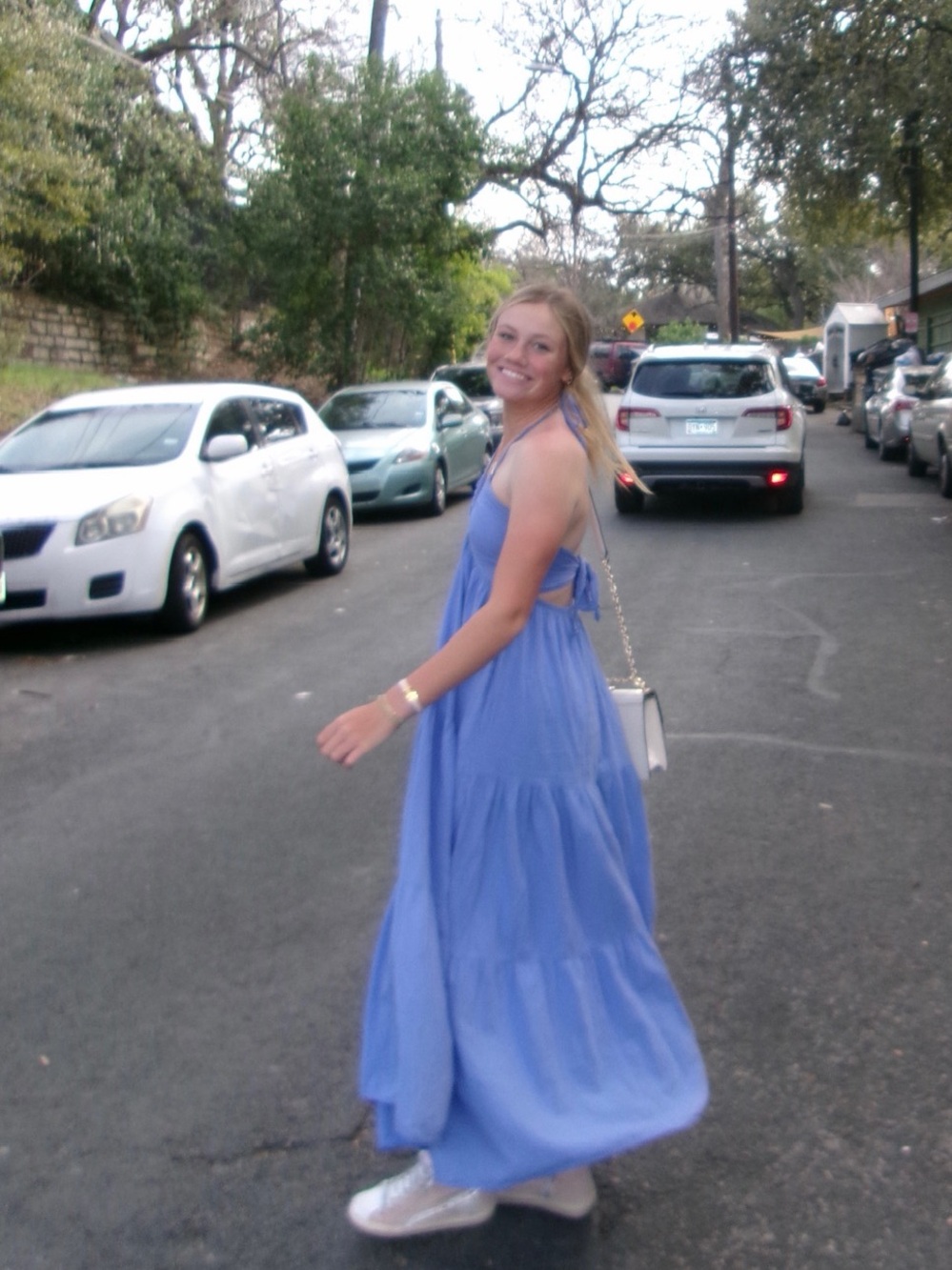 Blanco By Nature Blue Maxi Dress